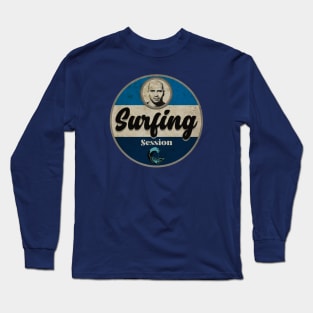 Vintage Surfing Session Long Sleeve T-Shirt